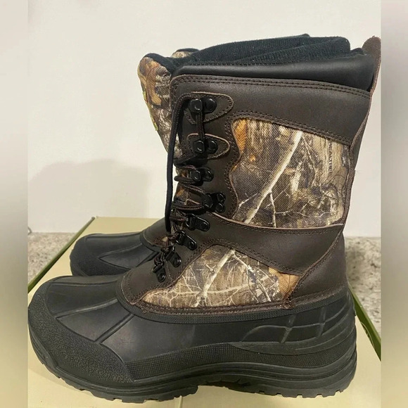 Lake N Trail Men's 3M Thinsulate Ultra Insulated Camo Boots Size 10 - Picture 2 of 9